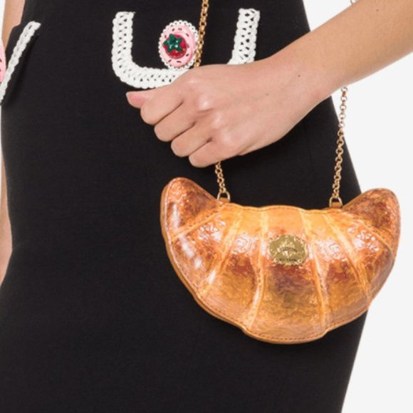 Moschino Handbags - AW20 Moschino Couture Jeremy Scott Croissant Shoulder Bag Marie Antoinette